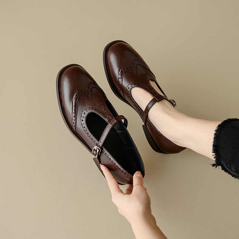 Boots - Zapatos de tacón bajo para mujer,