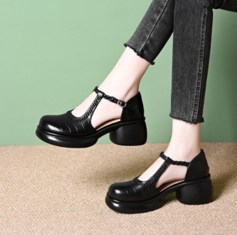 Sandals - Sandalias Mary Jane con estampado de