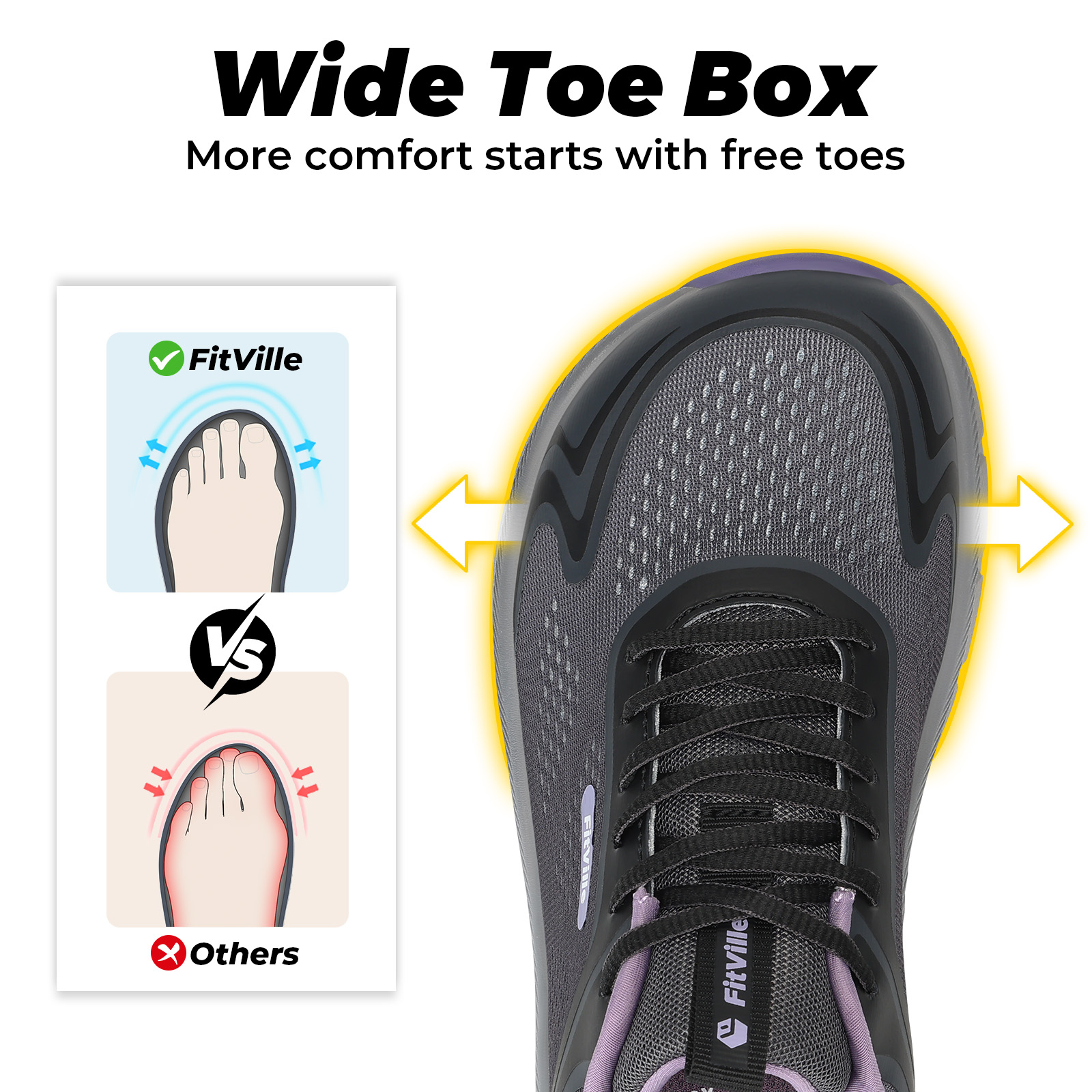 Zapatillas Deportivas para Muj - Wide Toe Box Running Sneakers reseña y precio